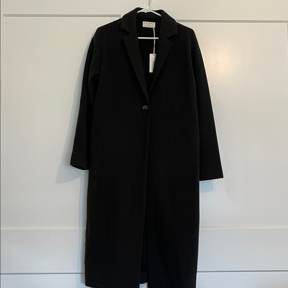 Deep Green Long Mason Coat